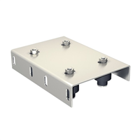 Guide supérieur double et réglable - 4 Olives nylon Ø 40 mm - Longueur 245 mm - Acier zingué