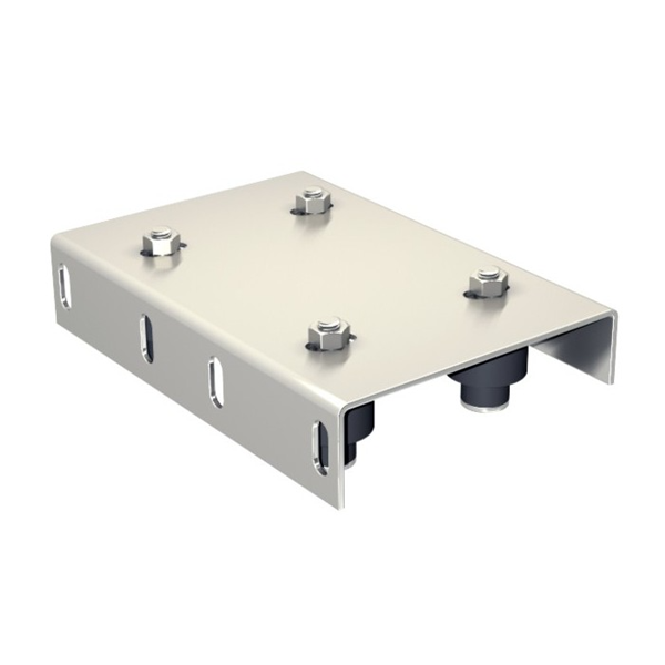 Guide supérieur double et réglable - 4 Olives nylon Ø 40 mm - Longueur 245 mm - Acier zingué