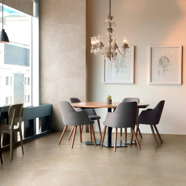 Carrelage intérieur effet pierre en grès cérame rectifié - Realstone Argent - 60,0 CM x 60,0 CM - ép. 9,50 MM - Sabbia