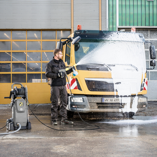 Nettoyeur haute pression Karcher HD 6/15 MX Plus eau froide avec rotabuse et enrouleur