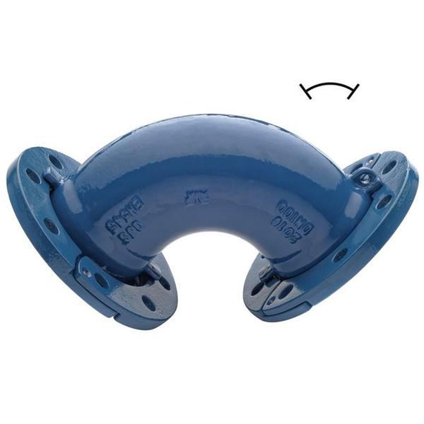 COUDE 2B 1/4 DN 200 PN10