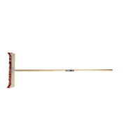 Balai extérieur Polet Bulldozer 320 mm en PVC dur, manche frêne de 150 cm