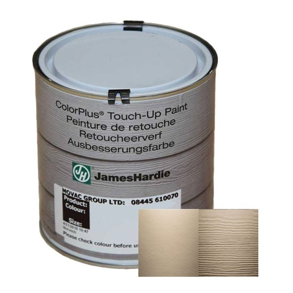 Peinture de retouche ColourPlus pour traitement chant bardage James Hardie - pot de 500 ml - Brun Khaki