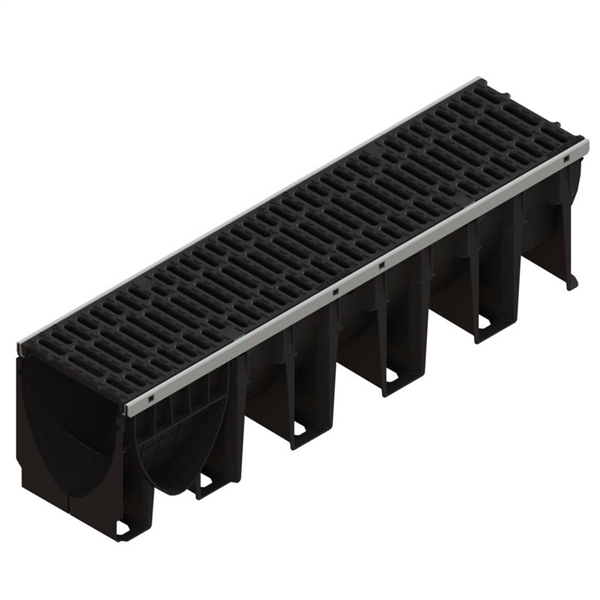 ACO XTRADRAIN 200S PP HT 265MM GRILLE PASSERELLE FONTE C250