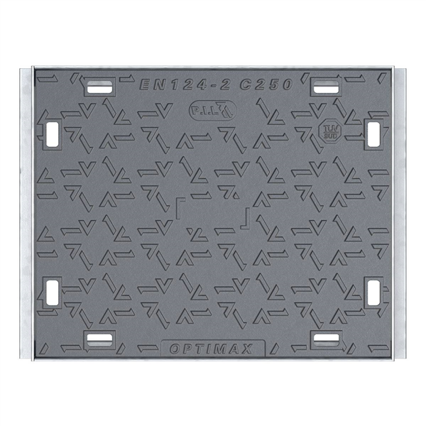 CADRE ET TAMPON FONTE TELECOM C250 L1T SANS LOGO TELECOM