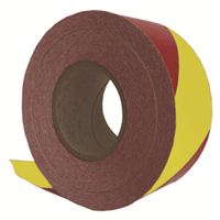 RUBAN ROUGE/BLANC destiné à sécuriser les chantiers