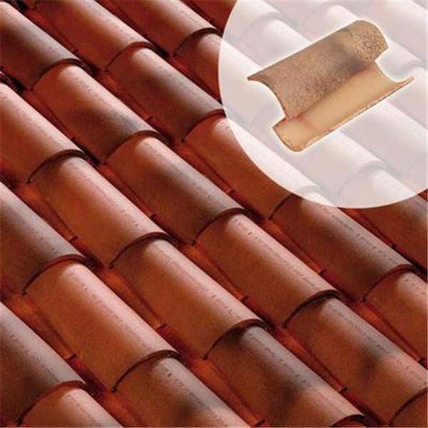 Tuile canal en terre cuite - Vendéenne 40 cm Terreal - Cathédrale