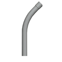 COURBE PVC SOTRAGAINE NF ALST DIAMETRE 60X2,0 MF 45° RAYON 725