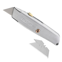 Cutter à lame rétractable Stanley avec 3 lames de rechange