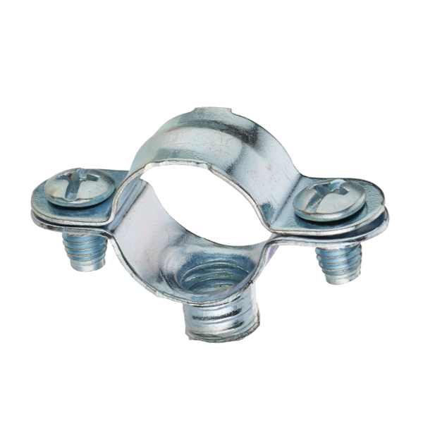 Collier de fixation simple - Tubes en acier et cuivre - Diamètre 20 mm - Sachet de 5