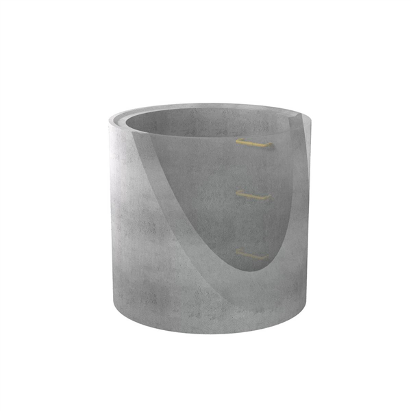 Elément droit BS D1000 HU=90 3 échelons