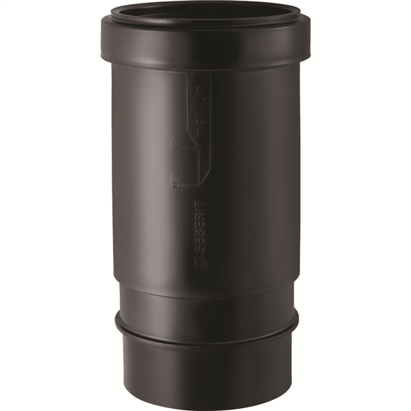 Manchon long Geberit PE avec collerette double: d=125mm