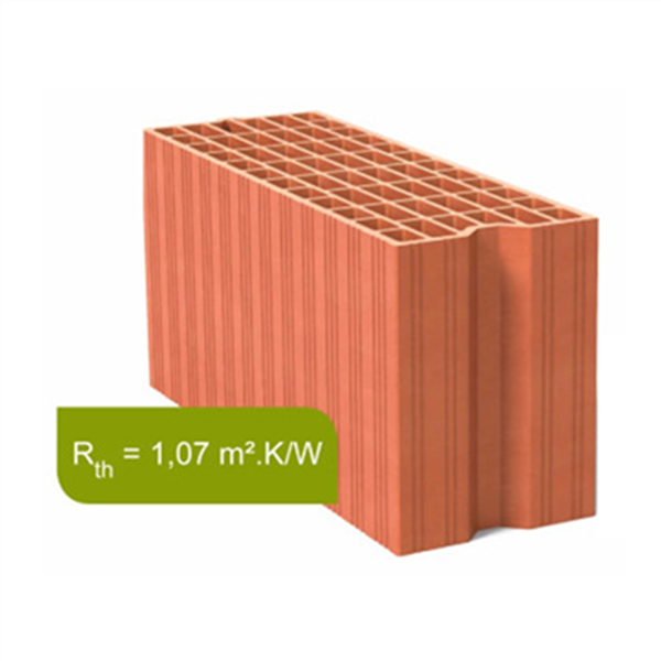 Biobric Brique isolante BGV 3+ à joint mince R=1,07