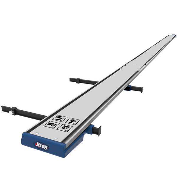 Guide de bord droit XL pour scie circulaire Kreg KMA4700 - découpe jusqu'à 244 cm