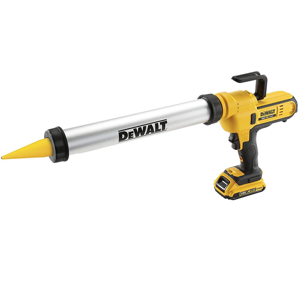 Pistolet à mastic XR 18V 2AH Li-Ion – cartouche 310 mL et sachet 600 mL – 1 batterie - Dewalt