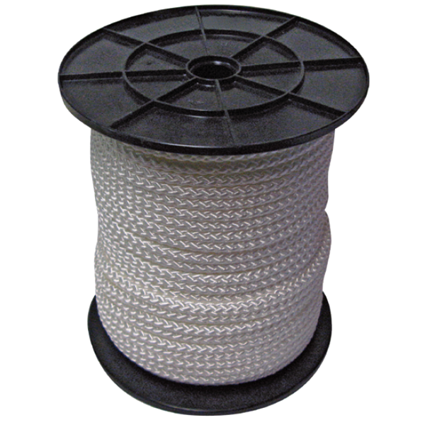 Tresse polypropylène blanc sur bobine - diamètre 3 mm - longueur 250 m