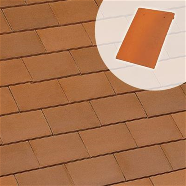 Tuile plate grand format en terre cuite - Ségala Terreal - Tabac