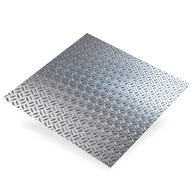 Plaque en Aluminium brut relief grain de riz - 1000 x 500 mm - épaisseur 1.2 - 1.7 mm