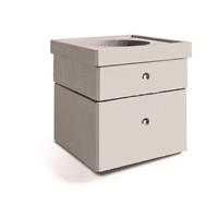 Dalle réductrice carrée 800x800 HU=17 ronde