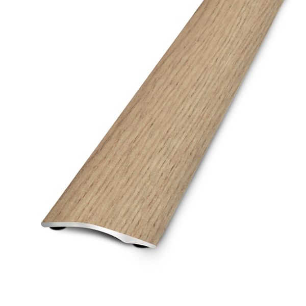 Seuil de porte adhésif multi-niveaux - Presto Premium Dinac - Aluminium Chêne Rupert - 27 MM x 3,4 MM - 93,0 CM