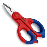 Ciseaux d'électricien Knipex - Longueur 155 mm - Tranchants en inox