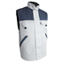 Gilet sans manche blanc de travail Typhon en polycoton blanc gris - XL