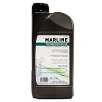 Huile lubrifiante pour guide et chaîne tronçonneuse - Marline - Bidon de 1 litre