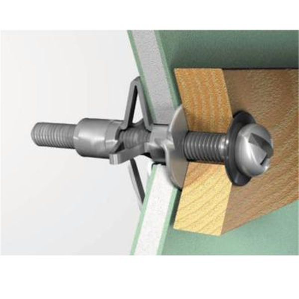 Cheville métallique avec vis Edia 5 x 37 mm pour corps creux lot de 20