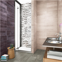 Faïence murale effet "béton" JAZZ EDILIS - Coal - 50 CMx25 CM Ép.7,4 MM