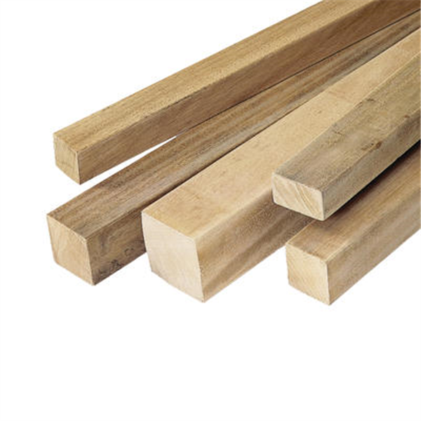 Bois d'ossature en Pin - raboté 4 faces AA - Traité Classe 4 Marron - 95 MM x 45 MM - longueur 3,90 M