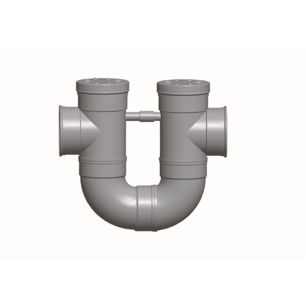 SIPHON DISCONNECTEUR PVC ASSAINISSEMENT FEMELLE FEMELLE DIAMETRE 200