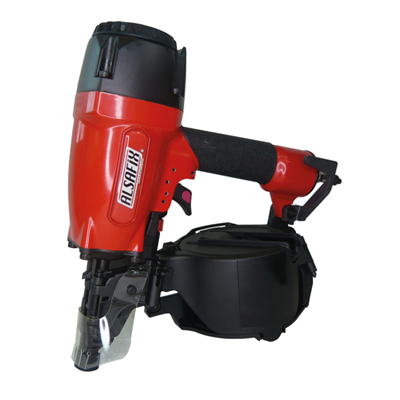 Cloueur pneumatique de charpentier Alsafix C 28/70 P1 pour pointes en rouleau de 35 à 70 mm - 5-8 bar - 1,7L/coup