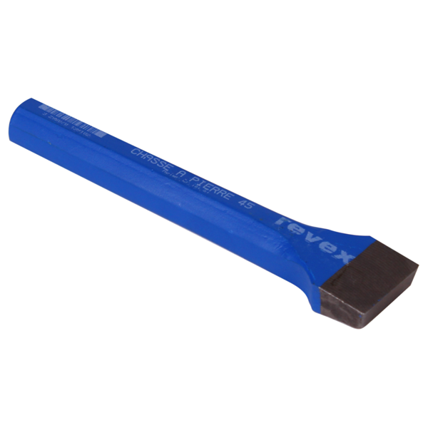 Chasse à pierre Revex pour pierre brutes - Longueur 240 mm - Taillant 47 mm - Acier allié