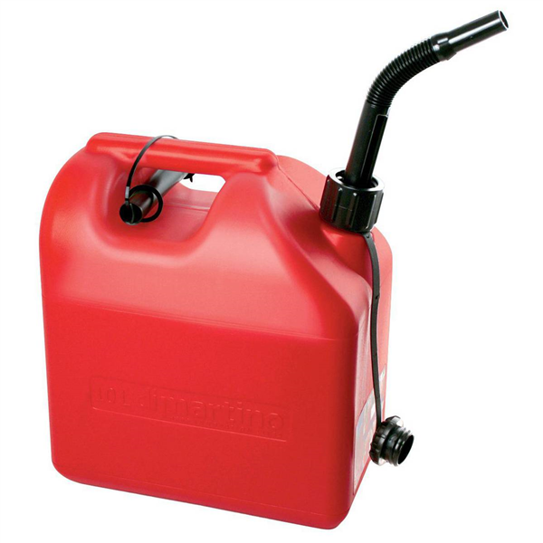 JERRICAN PLASTIQUE 10 LITRES (HOMOLOGUE HYDROCARBURE)