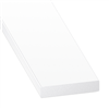 Plat PVC blanc 25 x 5 mm, 2 m