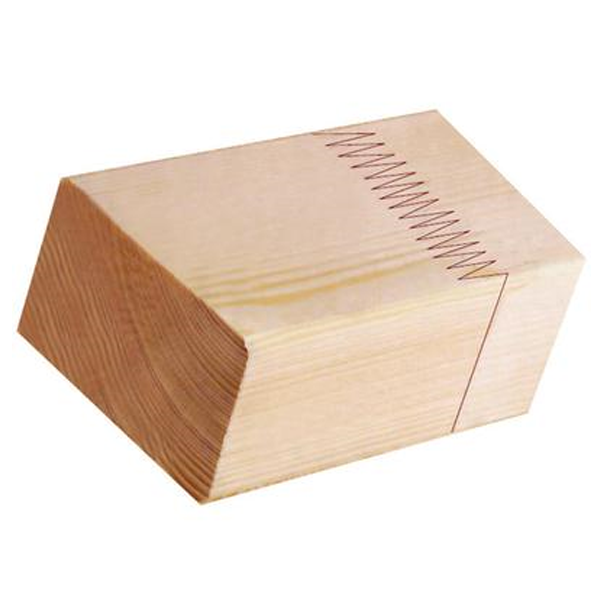 Bois massif abouté KVH - Sapin traité Classe 2 incolore - 100 x 220 mm - L.7 M