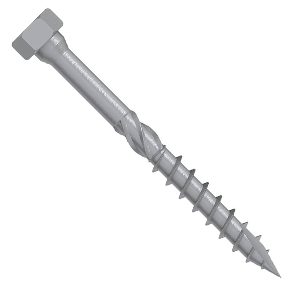Vis pour connecteurs acier sur bois TH - SSH - acier galvanisé - 12 x 60 mm - boîte de 25