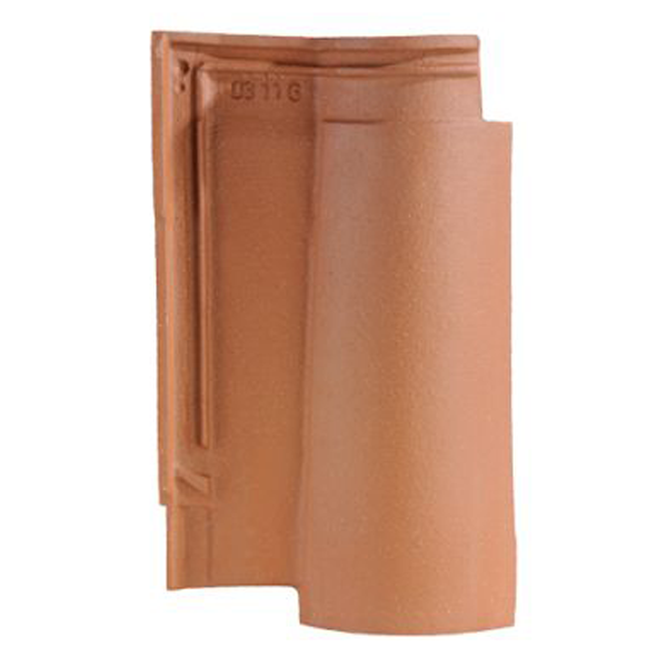 Tuile en terre cuite à emboîtement grand moule fortement galbée - Oméga 13 Ste Foy -