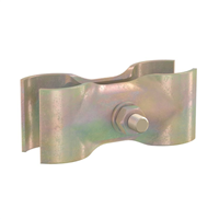 Collier de serrage anti-vandalisme pour clôture mobile de chantier - Dimensions 130 x 55 x 16 mm