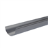 Gouttière demi-ronde à ourlet en zinc Quartz-Zinc VMZINC - Sans pince - 250 MM - ép. 0,65 MM - 4 M
