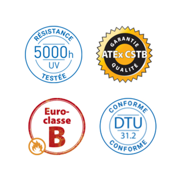 Pare-pluie Delta Fassade spécial claire-voie et bardages ajourés rouleau de 1.50 x 50 m