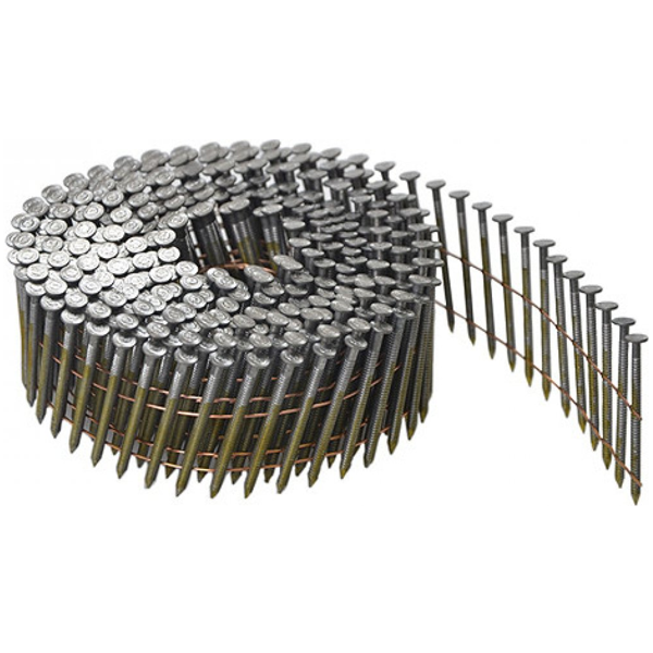 Pointe annelée en inox Bostitch en rouleau pour cloueur pneumatique - 2,5 x 64 mm - boîte de 3600