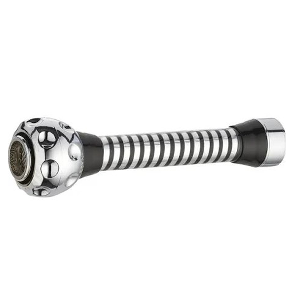 Flexible brise jet pour bec de robinet avec aérateur 1 jet - Noyon et Thiebault - F22 x 100 - Finition chromée