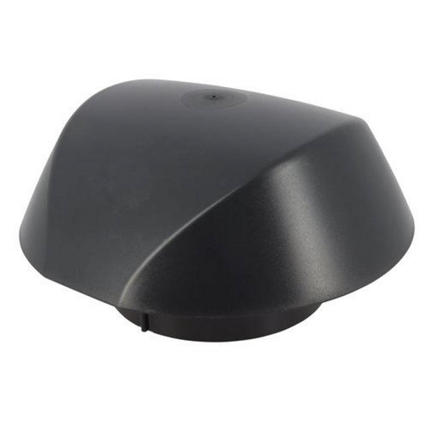 Chapeau de ventilation de toit Nicoll VVM12 avec moustiquaire - femelle Ø 125 mm - PVC Anthracite