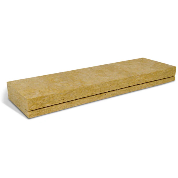 Panneau isolant en laine de roche pour bardage métallique double peau - Rockbardage Nu LD - R= 3,90 m².K/W - 1,35 M x 0,40 M - ép. 130 MM