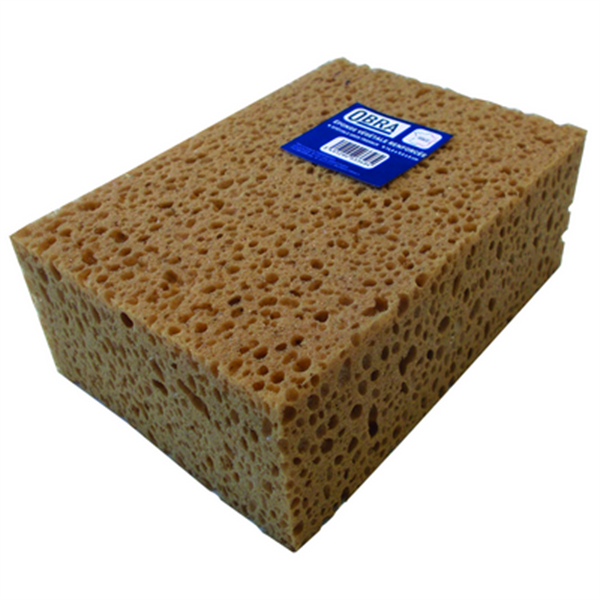 Eponge végétale renforcée Obra pour gros travaux - 14,6 x 9,6 cm