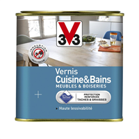 Vernis cuisine et bain incolore mat 0.50 litres V33