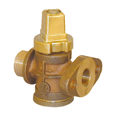 ROBINET PEC BRONZE COTE CONIQ_DN40_GROS BOSSAGE_BRIDE 40X49_FERMETURE GAUCHE