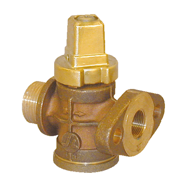 ROBINET PEC BRONZE COTE CONIQ_DN40_GROS BOSSAGE_BRIDE 40X49_FERMETURE GAUCHE
