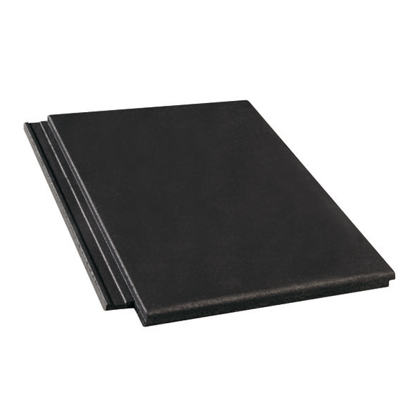 Tuile béton grand moule à aspect plat - Innotech - Noir - 42 x 33 cm